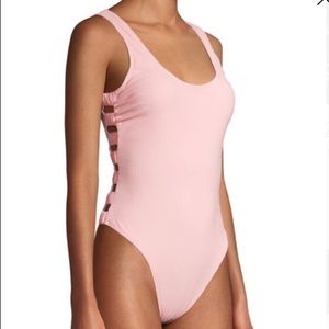 Juicy Couture pink seersucker one piece